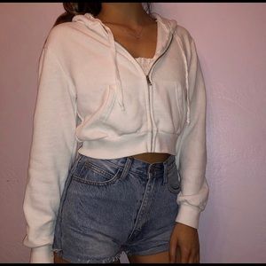 Brandy Melville crystal hoodie